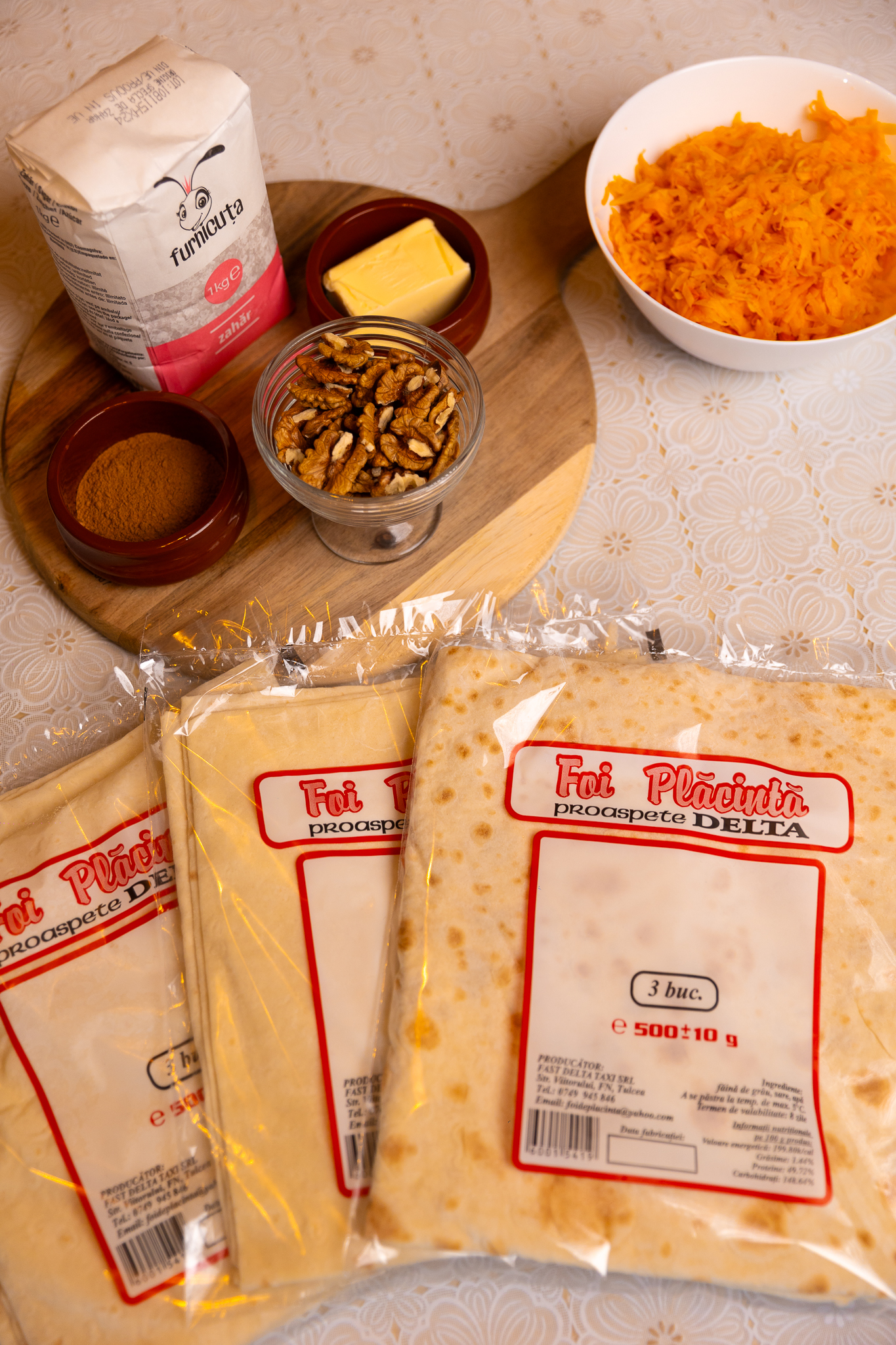 Foi de plăcintă proaspete artizanale Delta